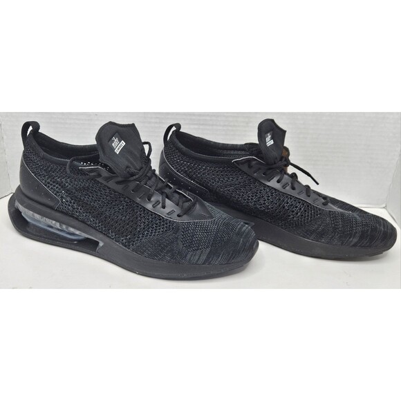 Nike Air Max Flyknit Racer Mens Performance Running Shoe Black Anthracite 12 NWT - Picture 3 of 7